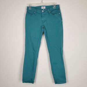Fossil Green Pencil Skinny Jeans Size 25